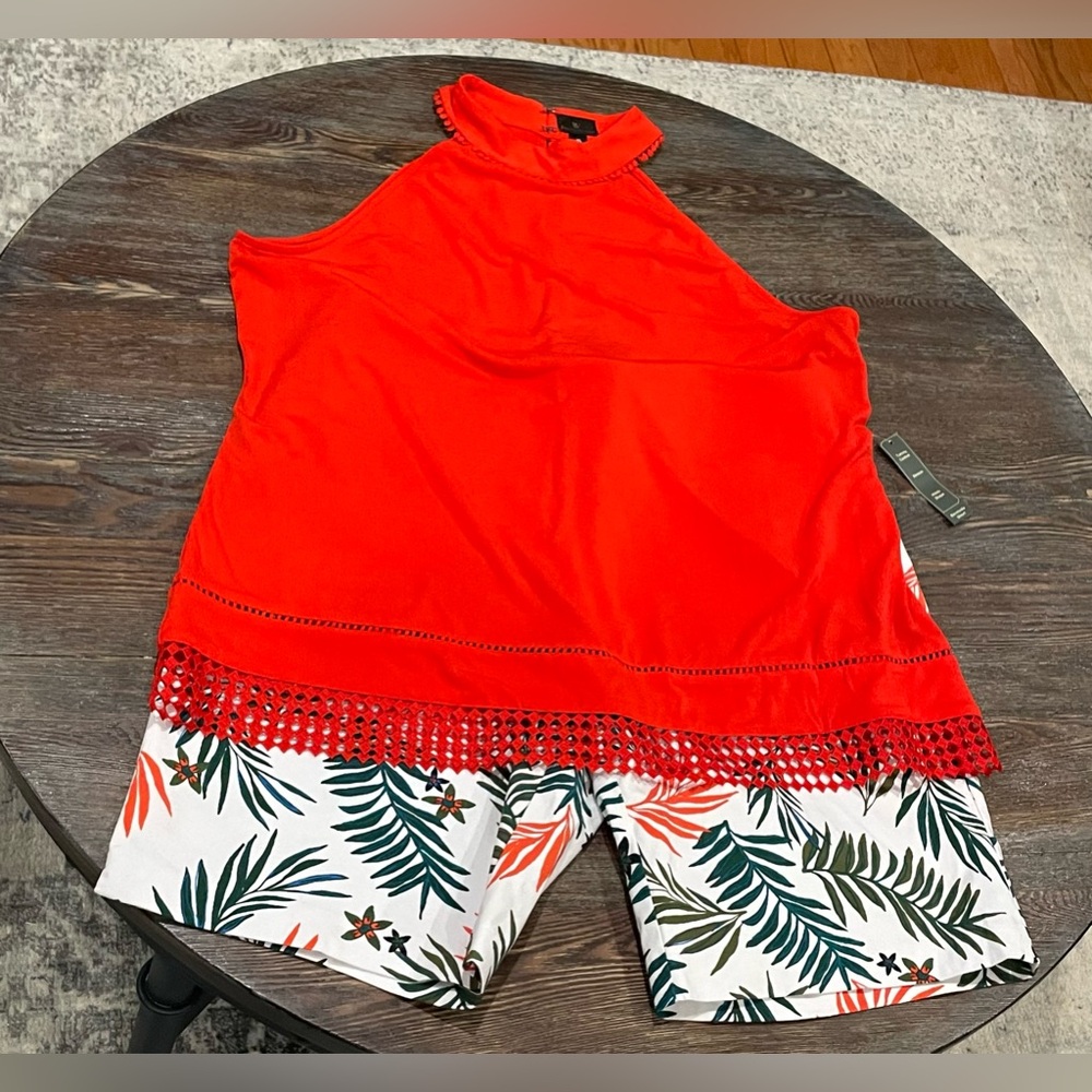 Worthington Fiery Red (Orange) Halter Top Size XL - NWT - Picture 12 of 12